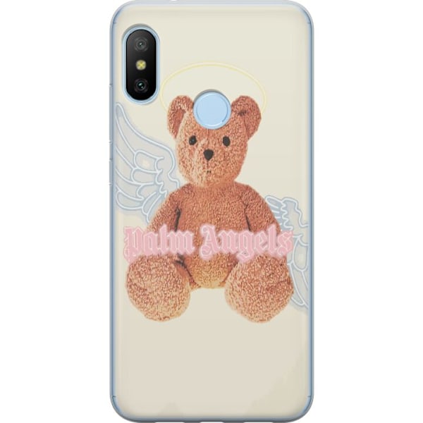 Xiaomi Mi A2 Lite Genomskinligt Skal Palm Angels Teddy