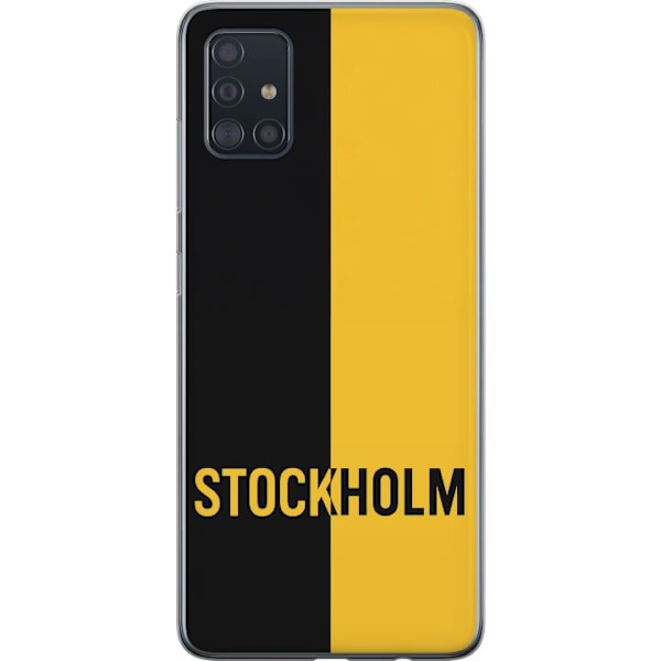 Samsung Galaxy A51 Läpinäkyvä kuori Stockholm – jalkapallo
