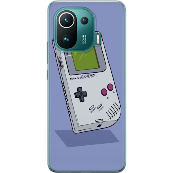 Xiaomi Mi 11 Pro Gennemsigtig cover Game Boy Lilla