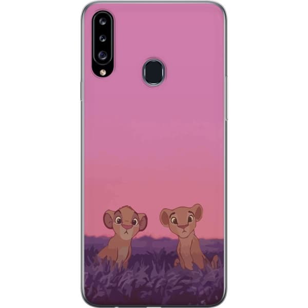 Kompatibelt Mobilskal till Samsung Galaxy A20s Pink