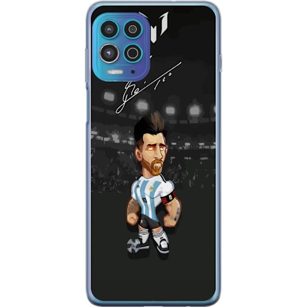 Motorola Moto G100 Gjennomsiktig deksel Messi