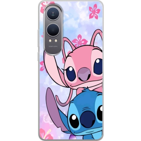 OnePlus Nord CE4 Lite Läpinäkyvä kuori Stitch & Angel