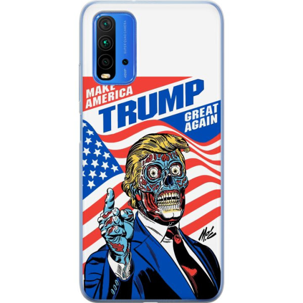 Xiaomi Redmi Note 9 4G Gjennomsiktig deksel  Trump