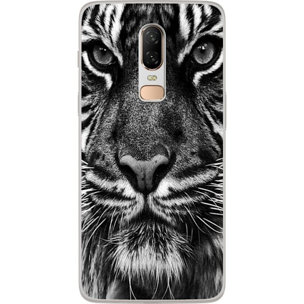 OnePlus 6 Gjennomsiktig deksel Tiger