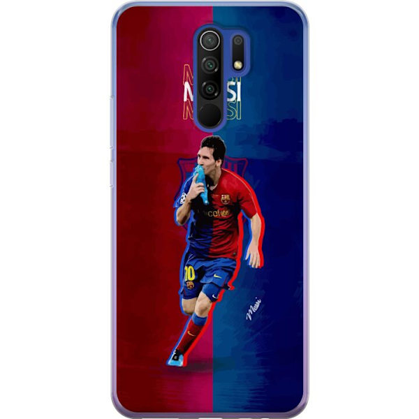 Xiaomi Redmi 9 Gennemsigtig cover Messi