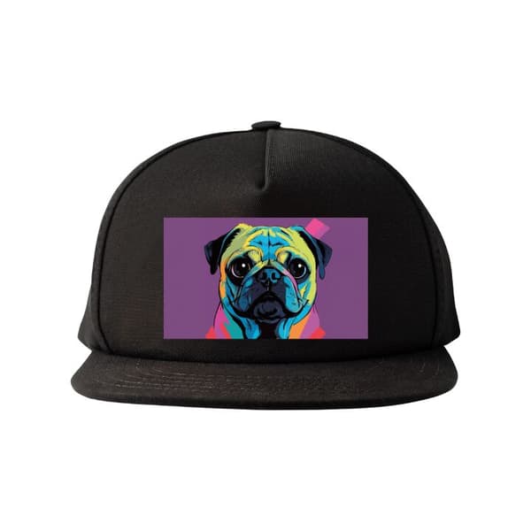 Snapback-lippalakki musta one size