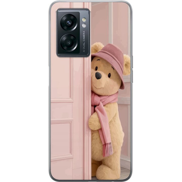 OnePlus Nord N300 Genomskinligt Skal Nalle Puh Disney Motiv Tecknad Serie Klassisk Populär Barn Motiv Disneyfigur Ikonisk Karaktär