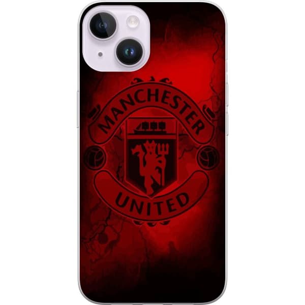 Kompatibelt Mobildeksel til Apple iPhone 14 Manchester United