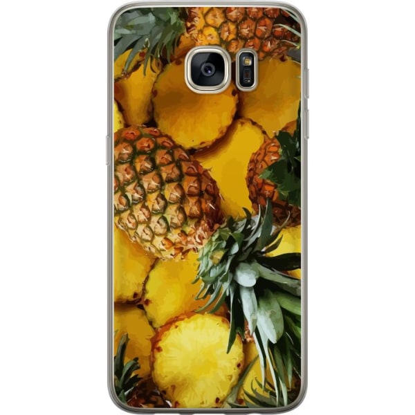Samsung Galaxy S7 edge Gennemsigtig cover Tropisk Frugt