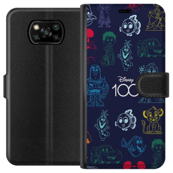 Xiaomi Poco X3 NFC Lompakkokotelo Disney 100