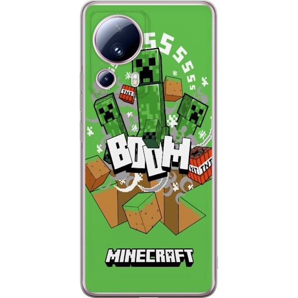 Xiaomi 13 Lite Gjennomsiktig deksel Minecraft Boom