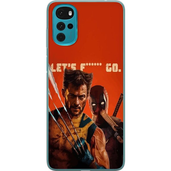 Motorola Moto G22 Läpinäkyvä kuori Deadpool & Wolverine