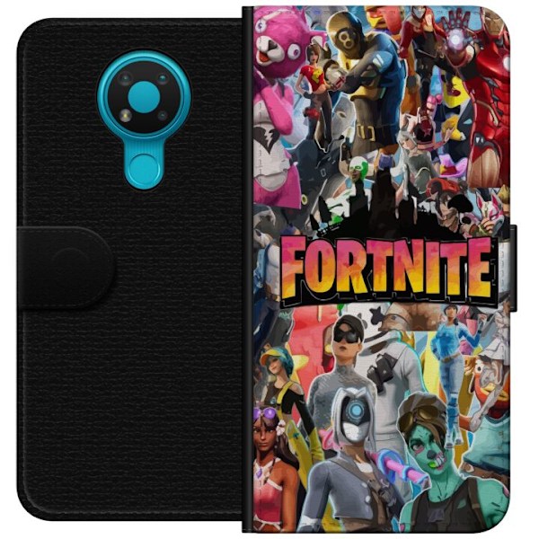 Nokia 3.4 Lompakkokotelo Fortnite