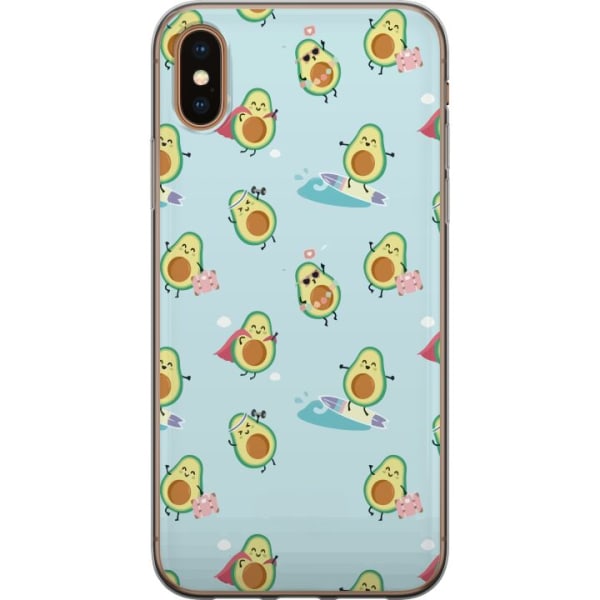 Apple iPhone XS Max Gennemsigtig cover Avocado