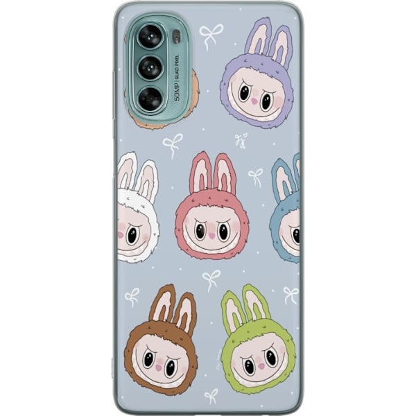 Motorola Moto G62 5G Läpinäkyvä kuori Tähtikuvioitu hirvi