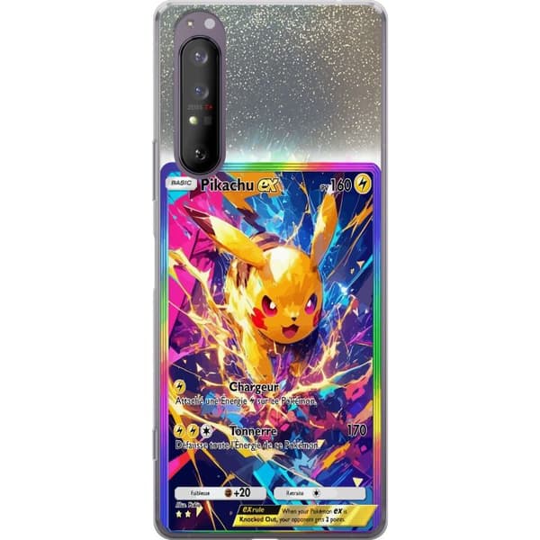 Kompatibelt Mobildeksel til Sony Xperia 1 II Pikachu gul