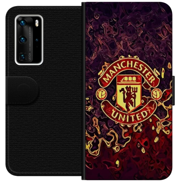 Huawei P40 Pro Lompakkokotelo Manchester United