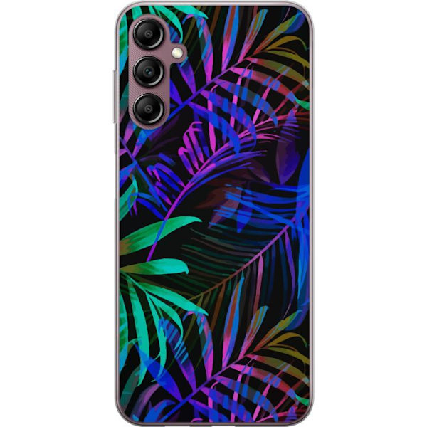 Samsung Galaxy A14 5G Läpinäkyvä kuori Värikäs Kasvi