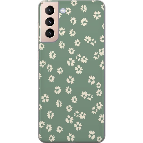 Samsung Galaxy S21 Genomskinligt Skal Blomsterdröm – färgg