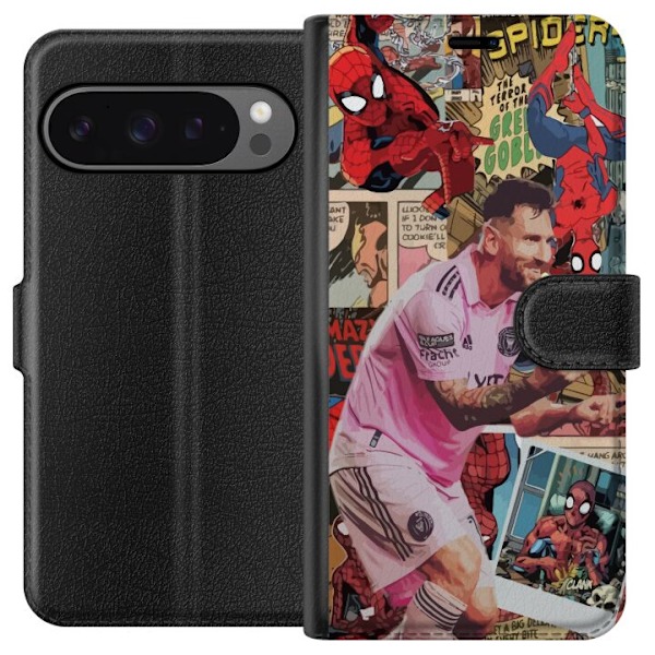 Google Pixel 9 Pro XL Lommeboketui Spiderman Messi