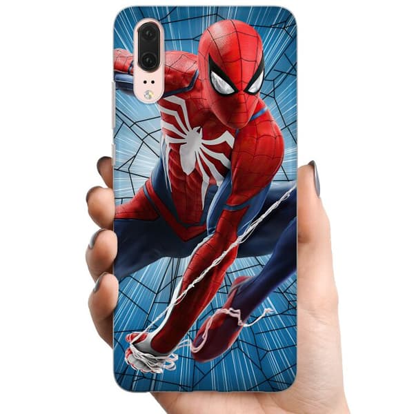 Kompatibelt Mobildeksel til Huawei P20 Spiderman