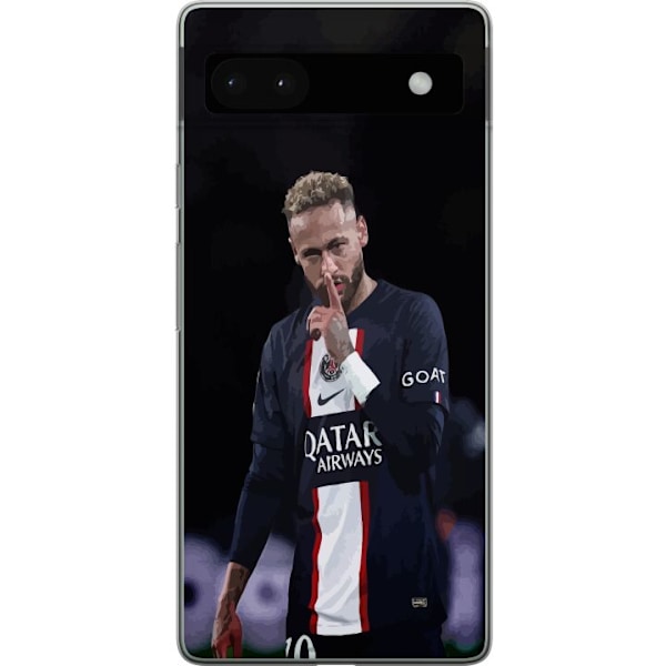 Google Pixel 6a Läpinäkyvä kuori Neymar