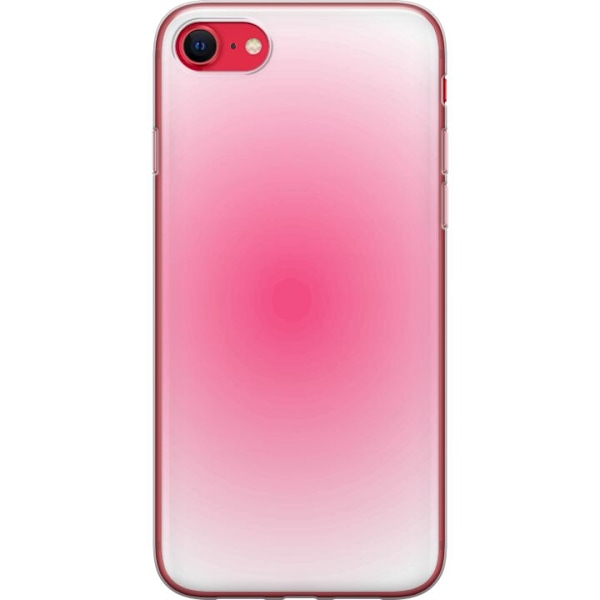 Apple iPhone 16e Läpinäkyvä kuori Pinkki Pilvi