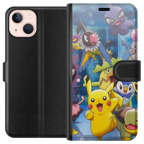 Kompatibelt Plånboksfodral till Apple iPhone 13 mini Pokemon