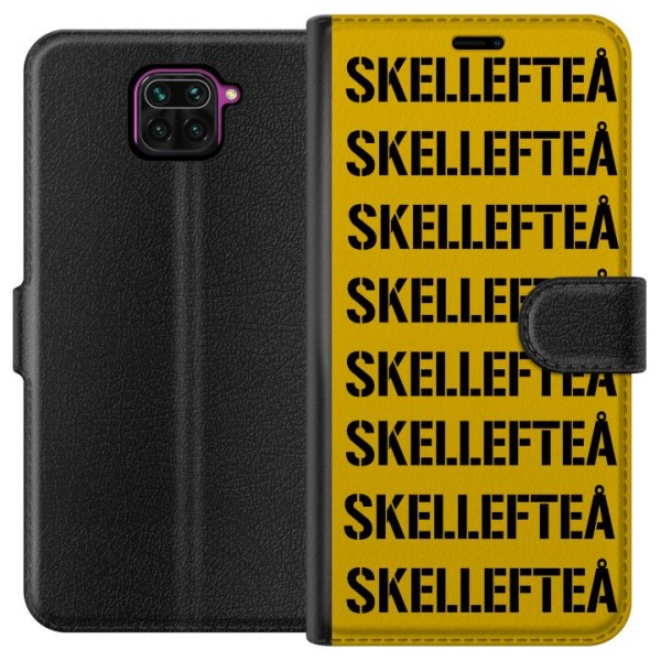 Xiaomi Redmi Note 9 Lompakkokotelo Skellefteå SM KULTAA