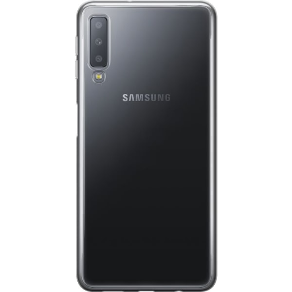 Samsung Galaxy A7 (2018) Transparent Deksel TPU