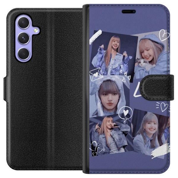 Samsung Galaxy A54 Tegnebogsetui Lisa Blackpink – Aesthetic