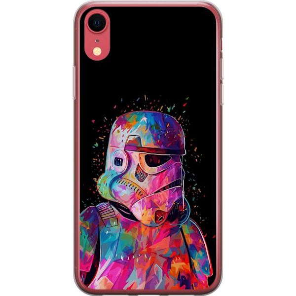 Apple iPhone XR Genomskinligt Skal Star Wars Stormtrooper