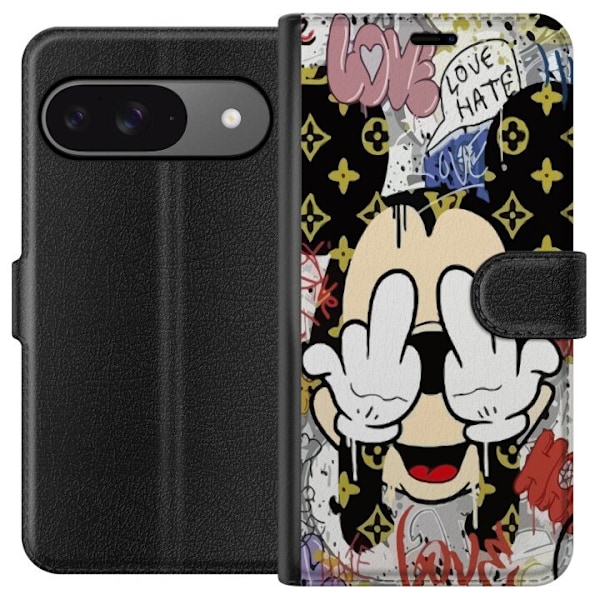 Google Pixel 9 Tegnebogsetui Mickey Mouse F-YOU