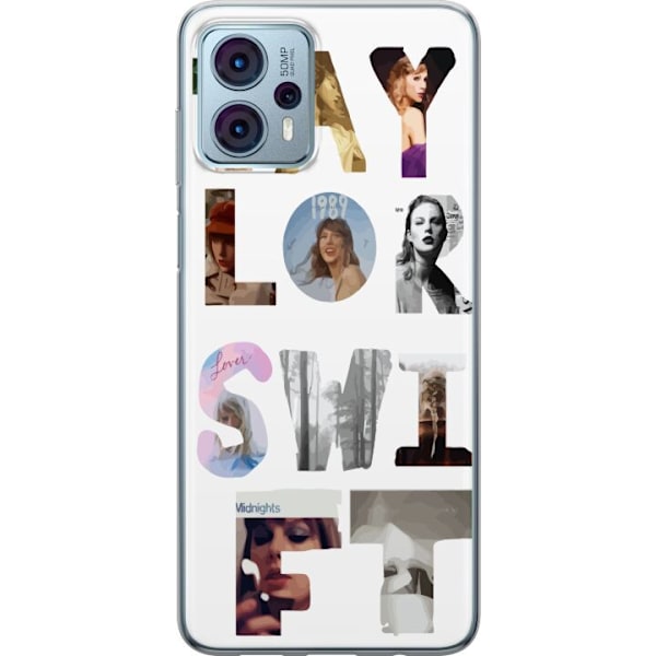 Motorola Moto G23 Gennemsigtig cover Taylor Swift