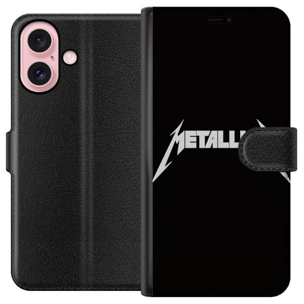 Apple iPhone 16 Tegnebogsetui Metallica