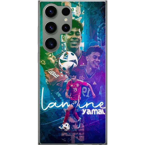 Samsung Galaxy S23 Ultra Läpinäkyvä kuori Lamine Yamal FCB