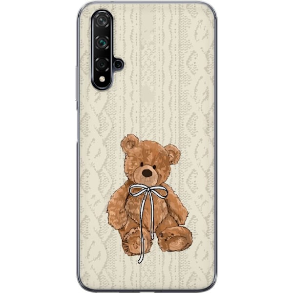 Huawei nova 5T Gjennomsiktig deksel Liten Bamse – klassisk bamse i enkel design