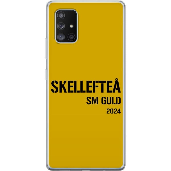 Samsung Galaxy A71 5G Läpinäkyvä kuori Skellefteå SM KULTA