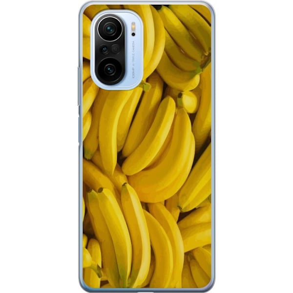 Xiaomi Mi 11i Genomskinligt Skal Banana Pattern – lekfullt m