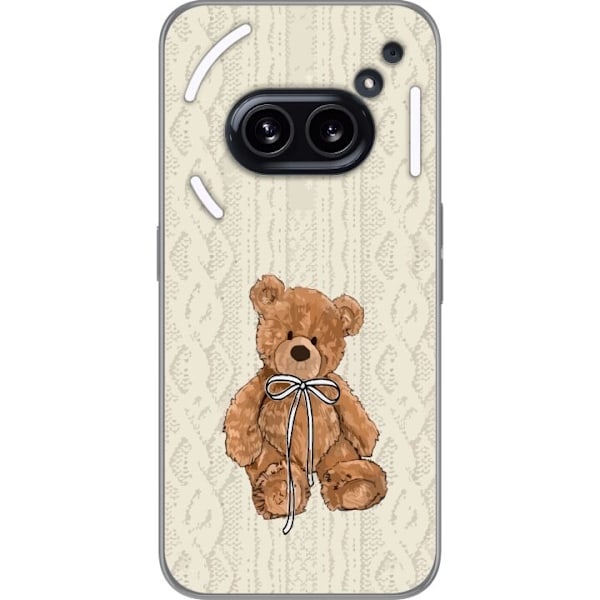 Nothing Phone (2a) Plus Gennemsigtig cover Lille Teddy – klassisk teddy i enkel design
