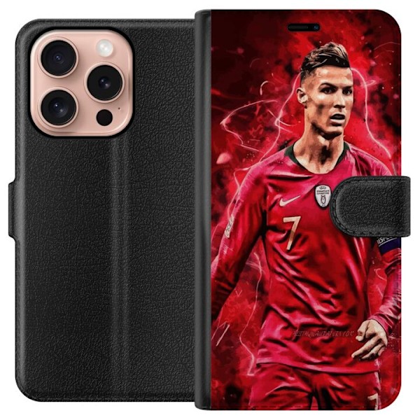 Apple iPhone 16 Pro Tegnebogsetui Ronaldo Færdigheder - CR7 D