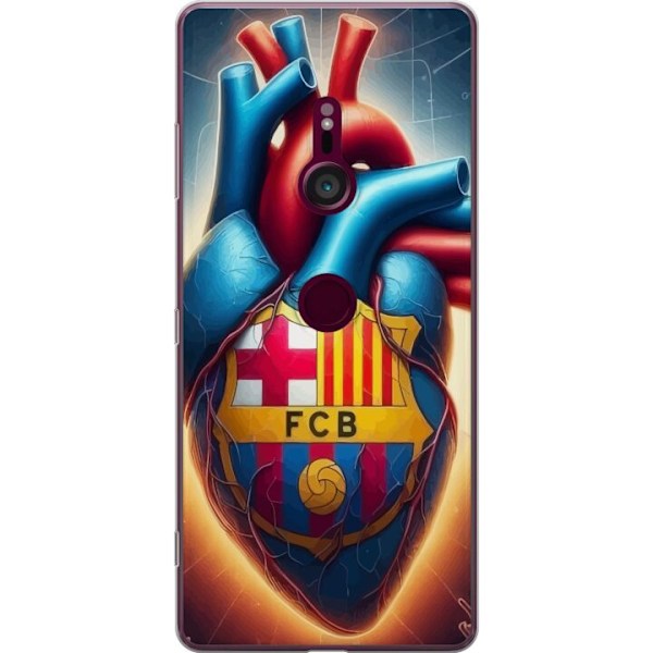 Sony Xperia XZ3 Gennemsigtig cover FCB Hjerte