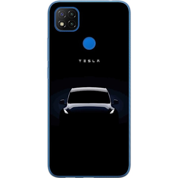 Xiaomi Redmi 9C NFC Läpinäkyvä kuori Tesla