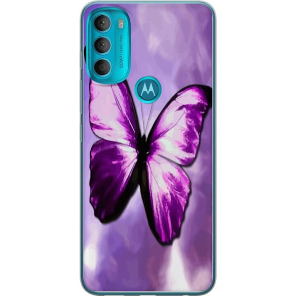 Motorola Moto G71 5G Läpinäkyvä kuori Perhonen