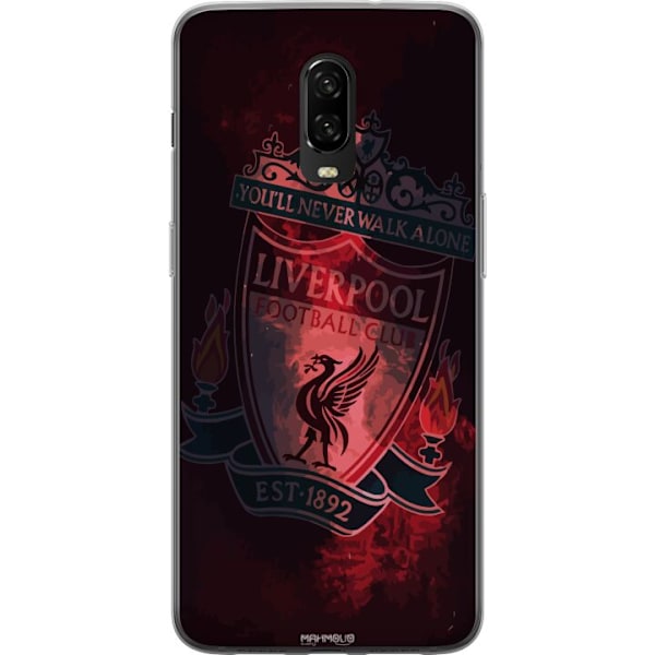 OnePlus 6T Läpinäkyvä kuori Liverpool