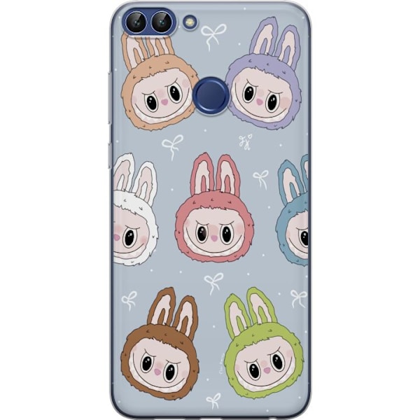 Huawei P smart Gennemsigtig cover Pastel Labubu
