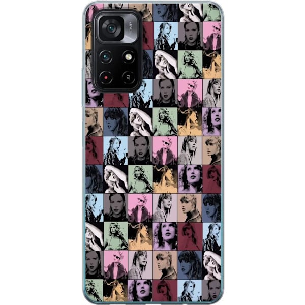 Xiaomi Poco M4 Pro 5G Gennemsigtig cover Taylor Swift