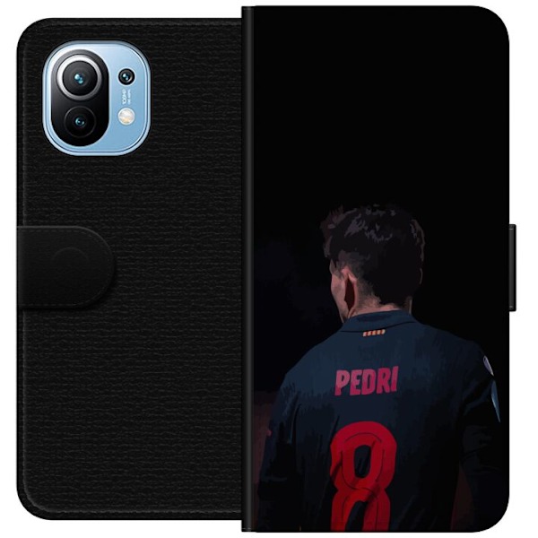 Xiaomi Mi 11 Tegnebogsetui Pedri FC Barcelona Fodbold Spansk M