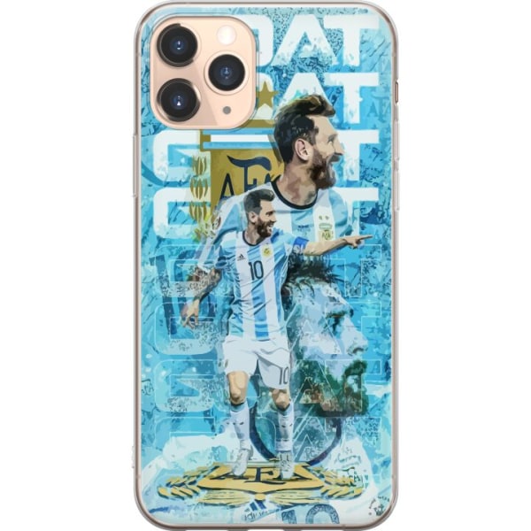 Apple iPhone 11 Pro Läpinäkyvä kuori Argentina - Messi