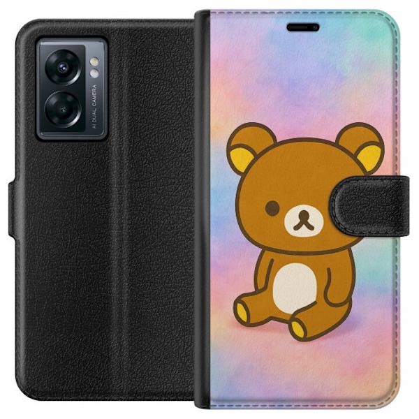 OnePlus Nord N300 Tegnebogsetui Kawaii Sanrio Rilakkuma